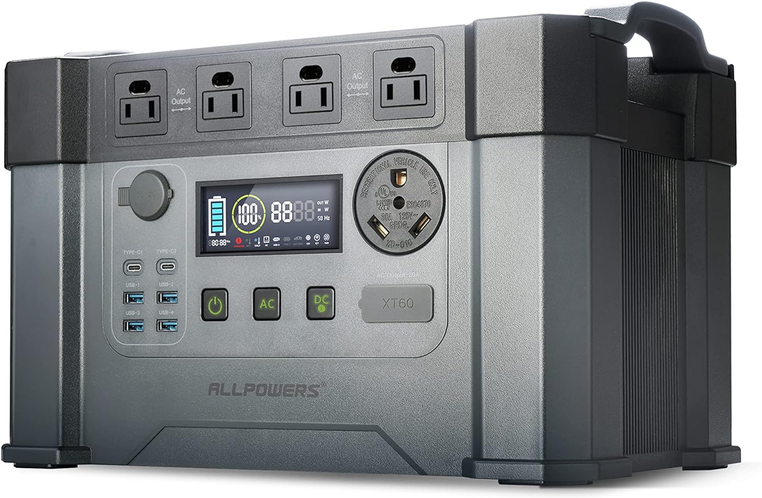 ALLPOWERS（オールパワーズ）のMONSTER X ポータブル電源 2000Wを隅々  