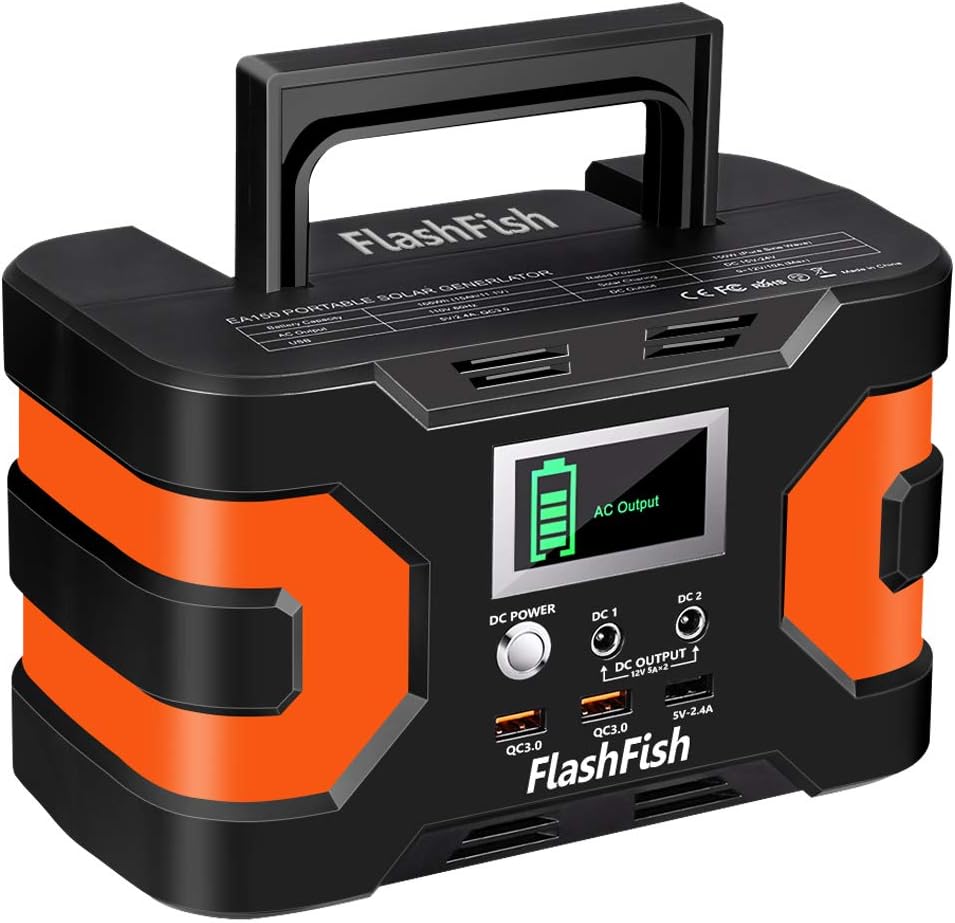 FlashFish（フラッシュフィッシュ）のポータブル電源 166Whを隅々まで 