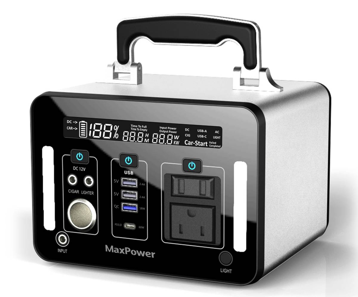 キャリライク ポータブル電源 150,000mA/540wh（大容量ポータブル電源 