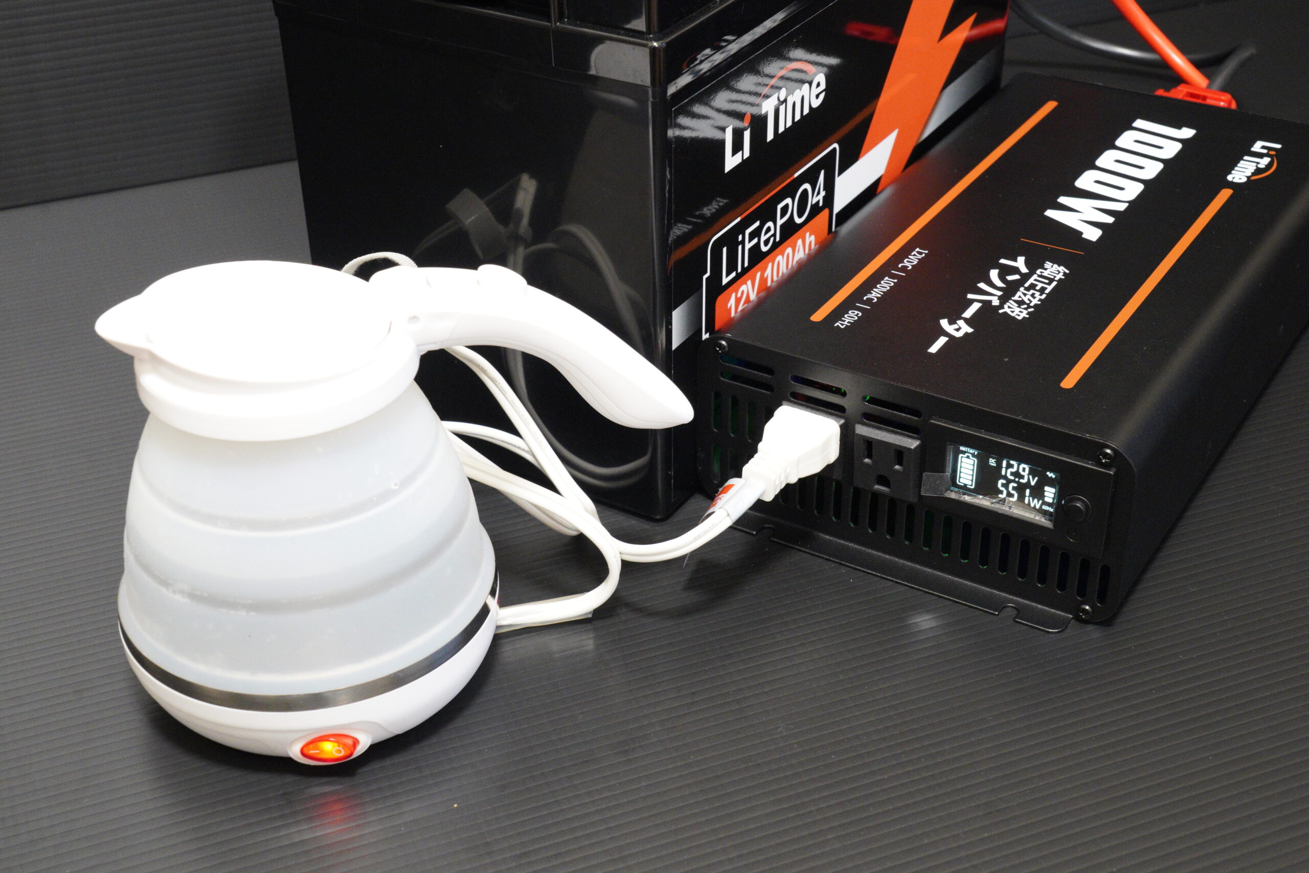 LiTiime 動作確認　省電力電子ケトル（570W）