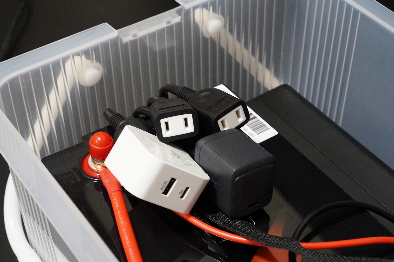 自作ポータブル電源　ケース③