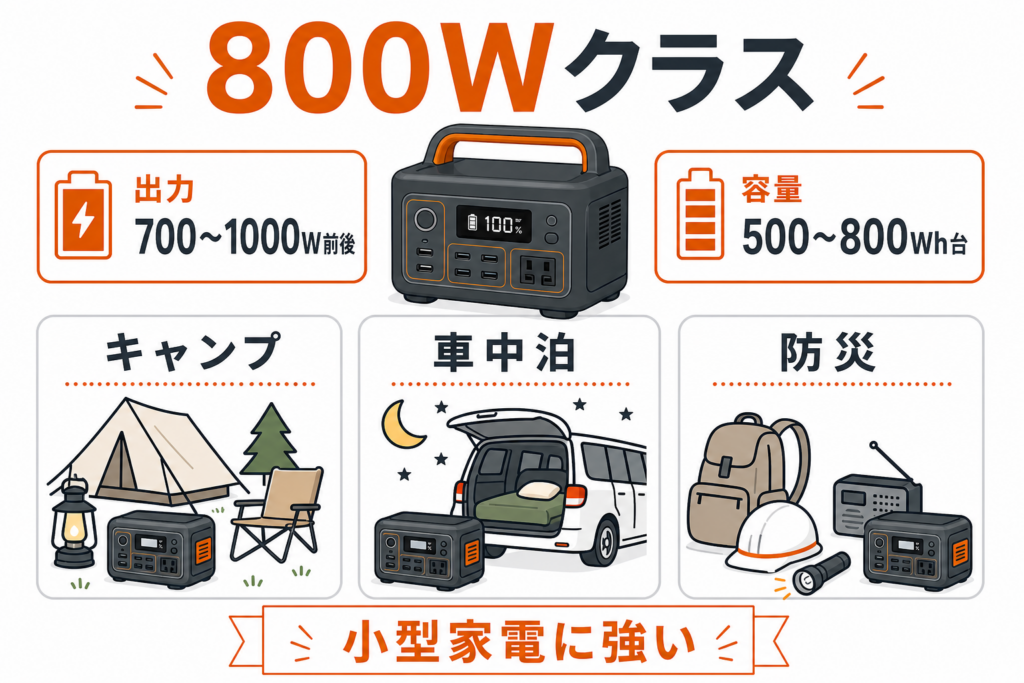 800Wクラスのポータブル電源おすすめ8選！使える家電・選び方・活用シーンを詳しく紹介